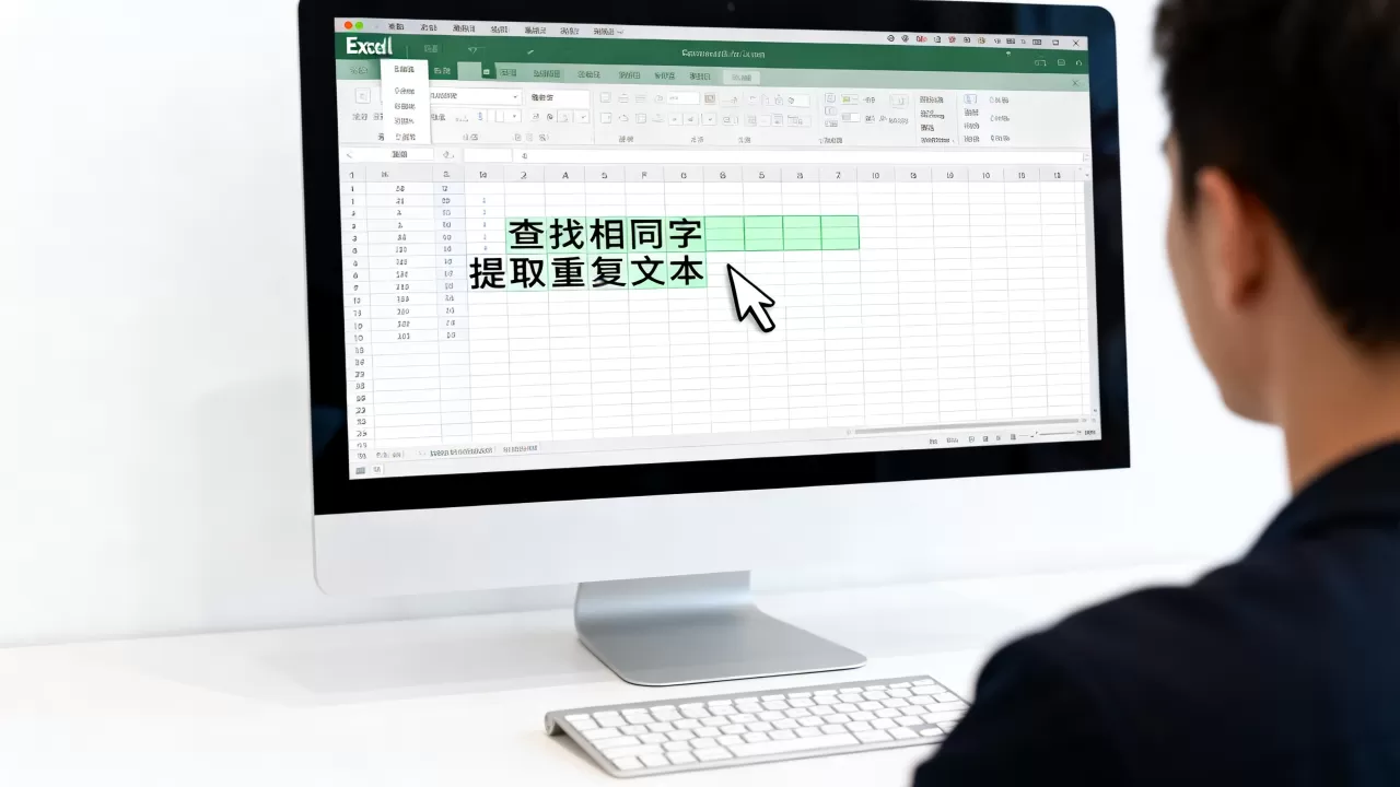 Excel里相同的字怎么快速找出来?如何批量提取重复文本 Excel里相同的字怎么快速找出来?如何批量提取重复文本