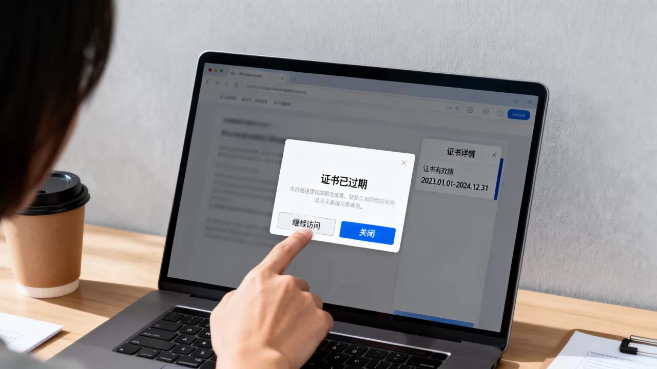网站安全证书过期怎么关闭？浏览器提示证书过期怎么办