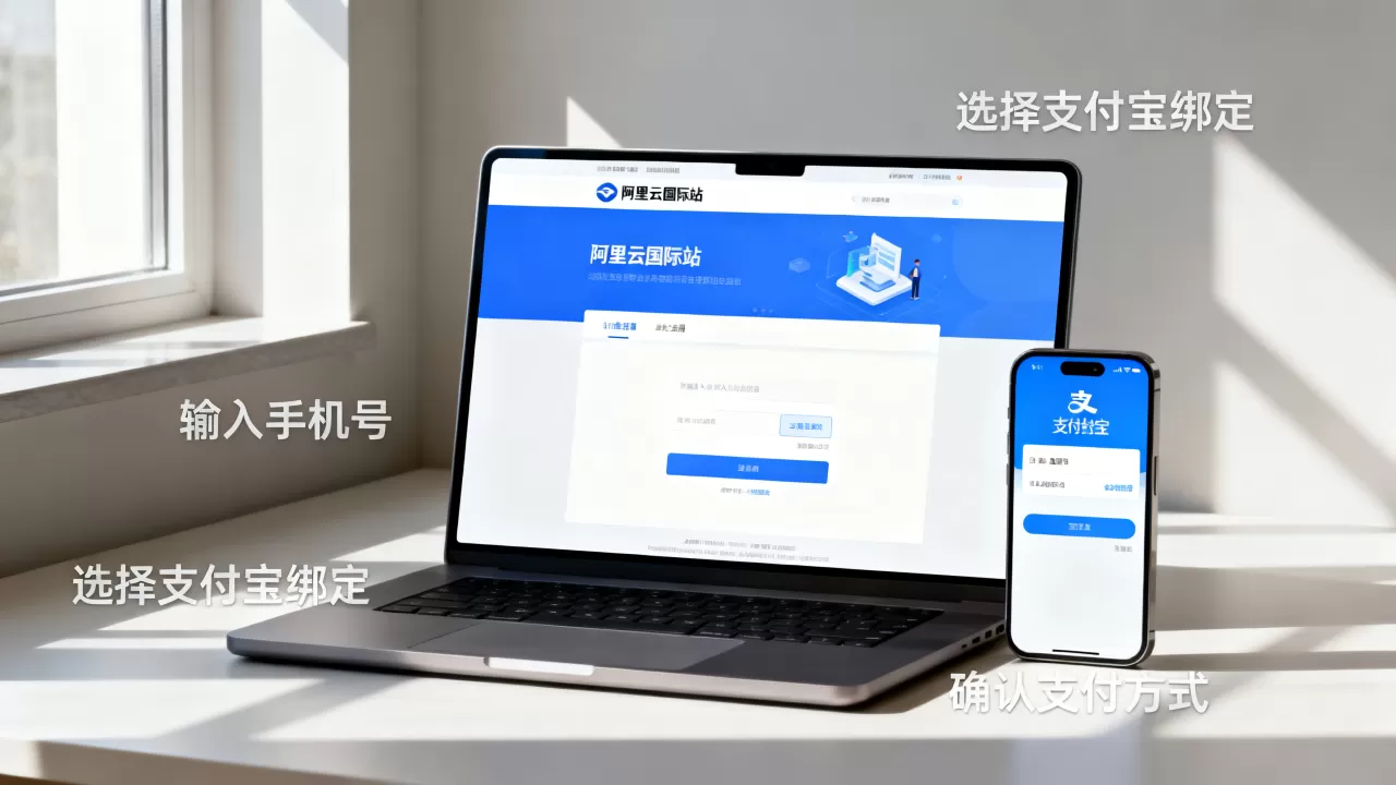 没国际信用卡怎么注册阿里云？阿里云国际站绑定支付宝方法