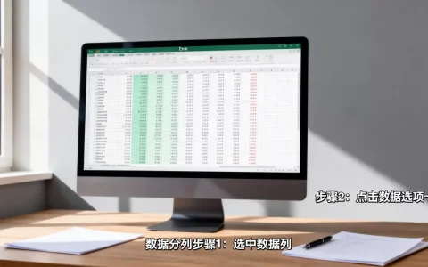 Excel表格数据怎么分多列？