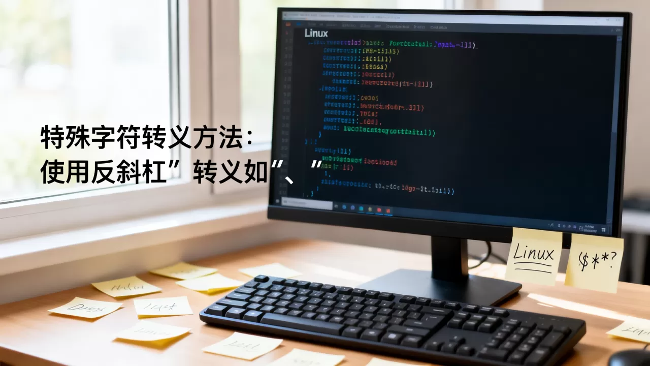 linux任意字符怎么输入？linux命令中特殊字符转义方法