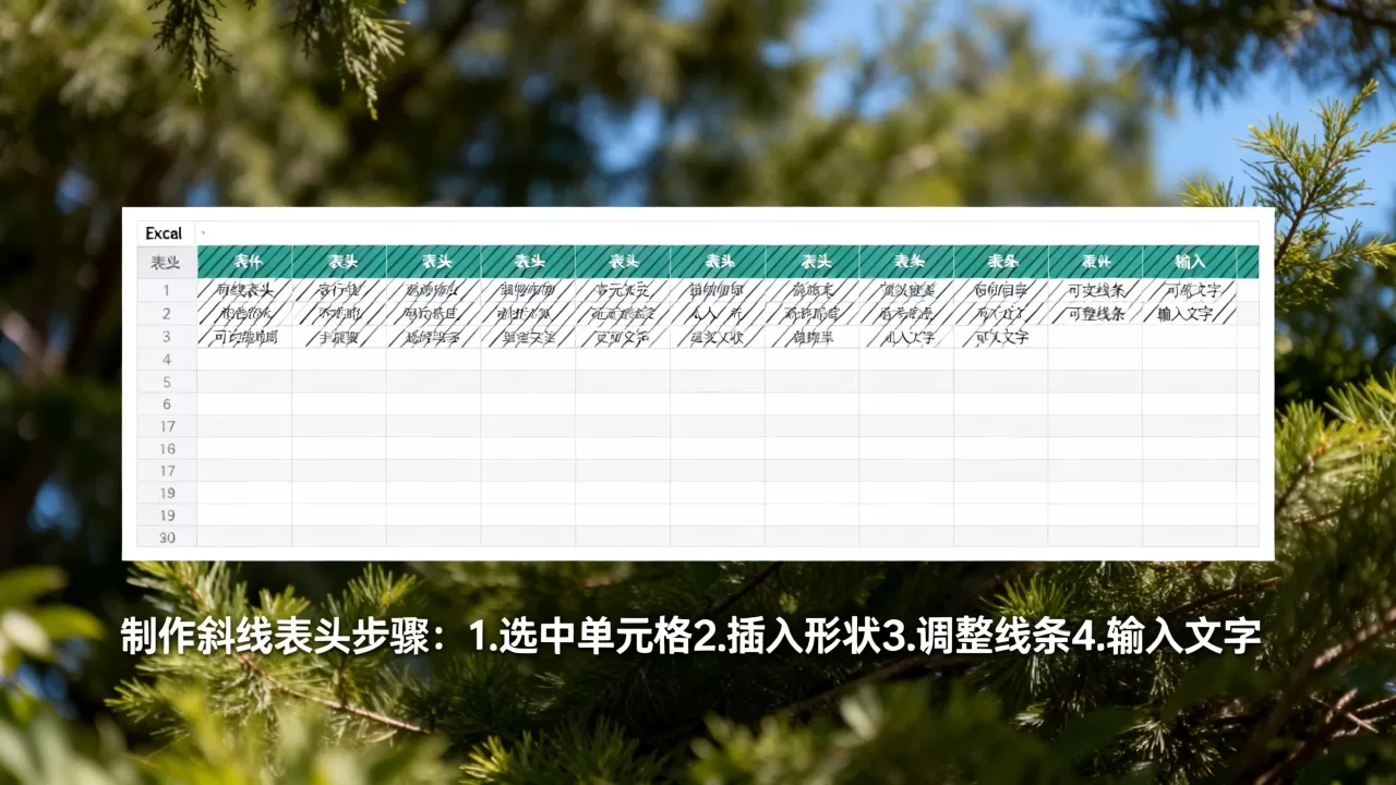 如何在Excel中制作斜线表头并打字?excel表格斜线怎么打文字 如何在Excel中制作斜线表头并打字?excel表格斜线怎么打文字