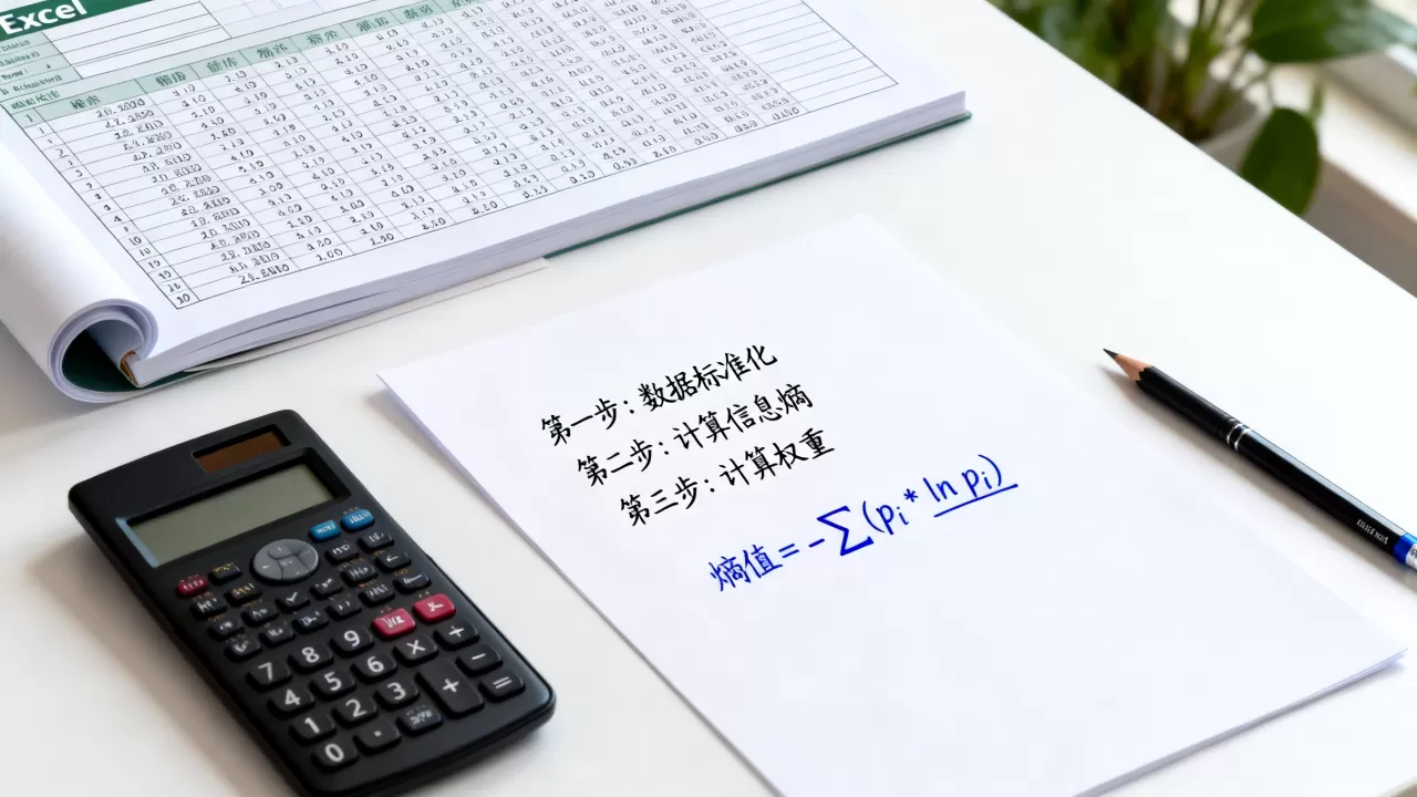 Excel熵值法怎么算?熵值法计算步骤及公式详解 Excel熵值法怎么算?熵值法计算步骤及公式详解