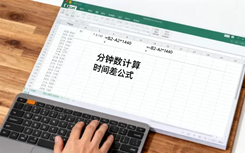 Excel如何计算分钟数？excel表格怎么算分钟
