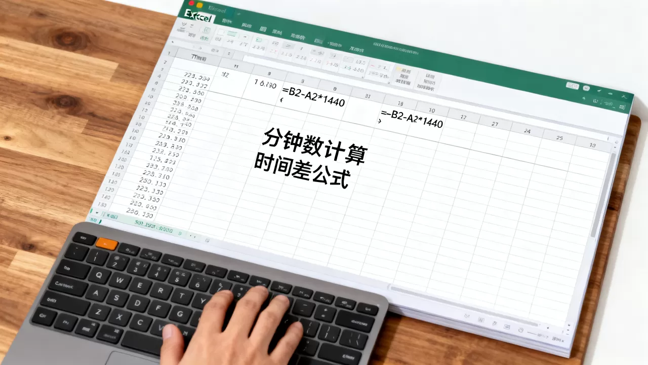 Excel如何计算分钟数？excel表格怎么算分钟