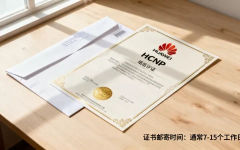 HCNP纸质证书多久能收到？华为认证考试证书邮寄时间