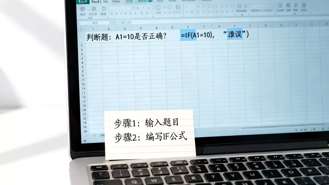 Excel判断题怎么做?excel判断题公式怎么写 Excel判断题怎么做?excel判断题公式怎么写