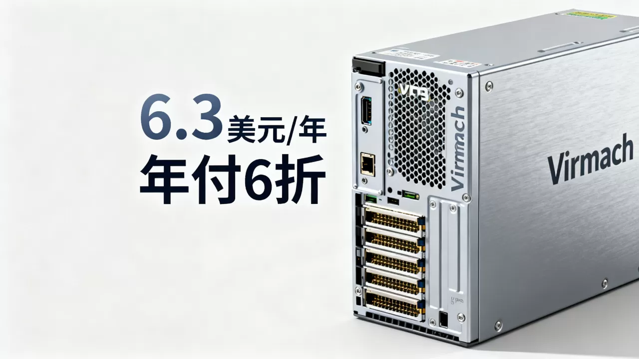 Virmach美国VPS低至6.3美元一年值得买吗,Virmach特价独立服务器年付6折优惠 Virmach美国VPS低至6.3美元一年值得买吗,Virmach特价独立服务器年付6折优惠