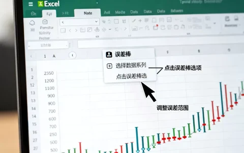Excel误差棒怎么设置？excel error bar使用方法
