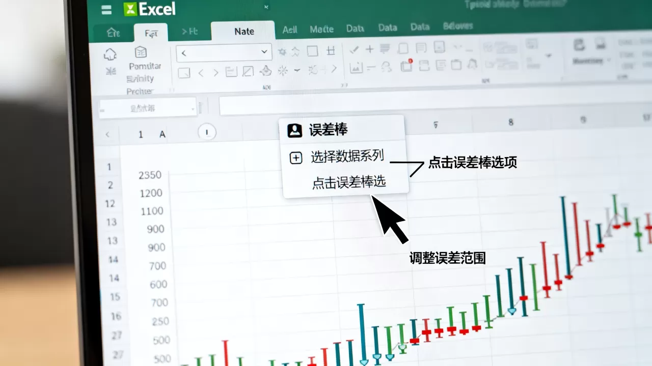 Excel误差棒怎么设置?excel error bar使用方法 Excel误差棒怎么设置?excel error bar使用方法