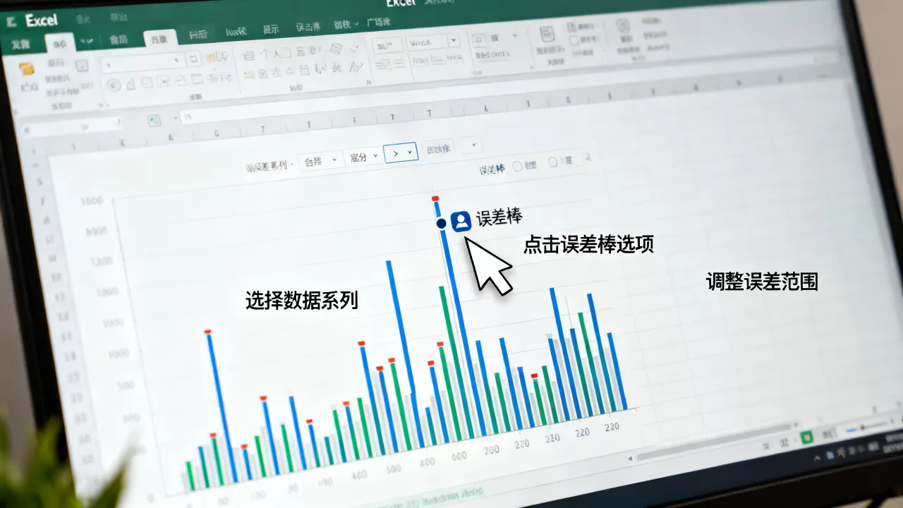 Excel误差棒怎么设置?excel error bar使用方法 Excel误差棒怎么设置?excel error bar使用方法