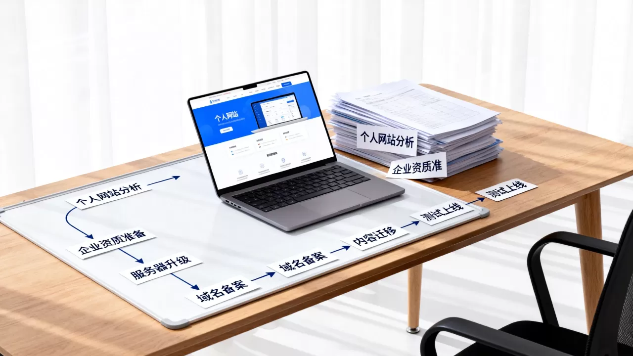 个人网站怎么转企业网站?个人网站升级企业网站流程 个人网站怎么转企业网站?个人网站升级企业网站流程