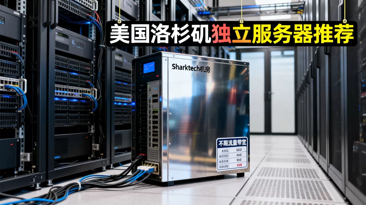 Sharktech机房不限流量带宽多少？美国洛杉矶独立服务器推荐