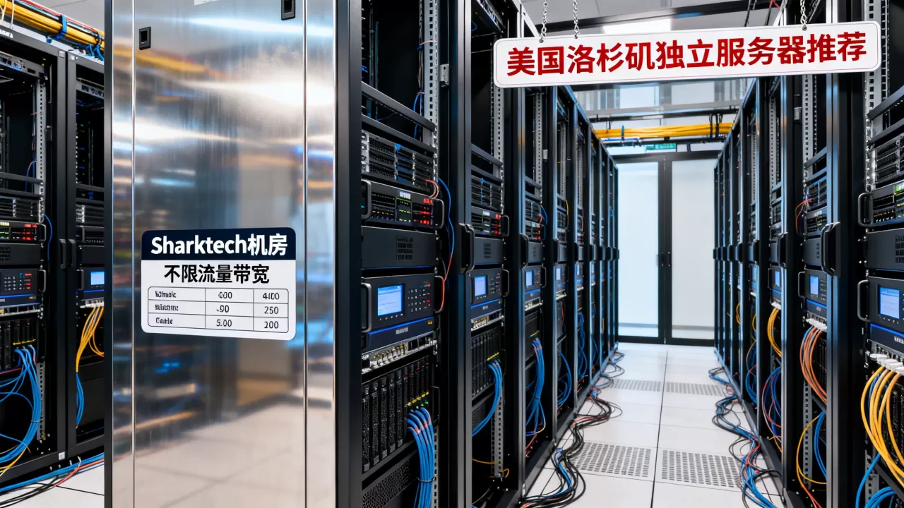 Sharktech机房不限流量带宽多少？美国洛杉矶独立服务器推荐