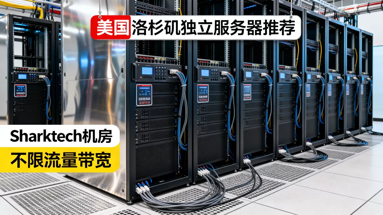 Sharktech机房不限流量带宽多少？美国洛杉矶独立服务器推荐