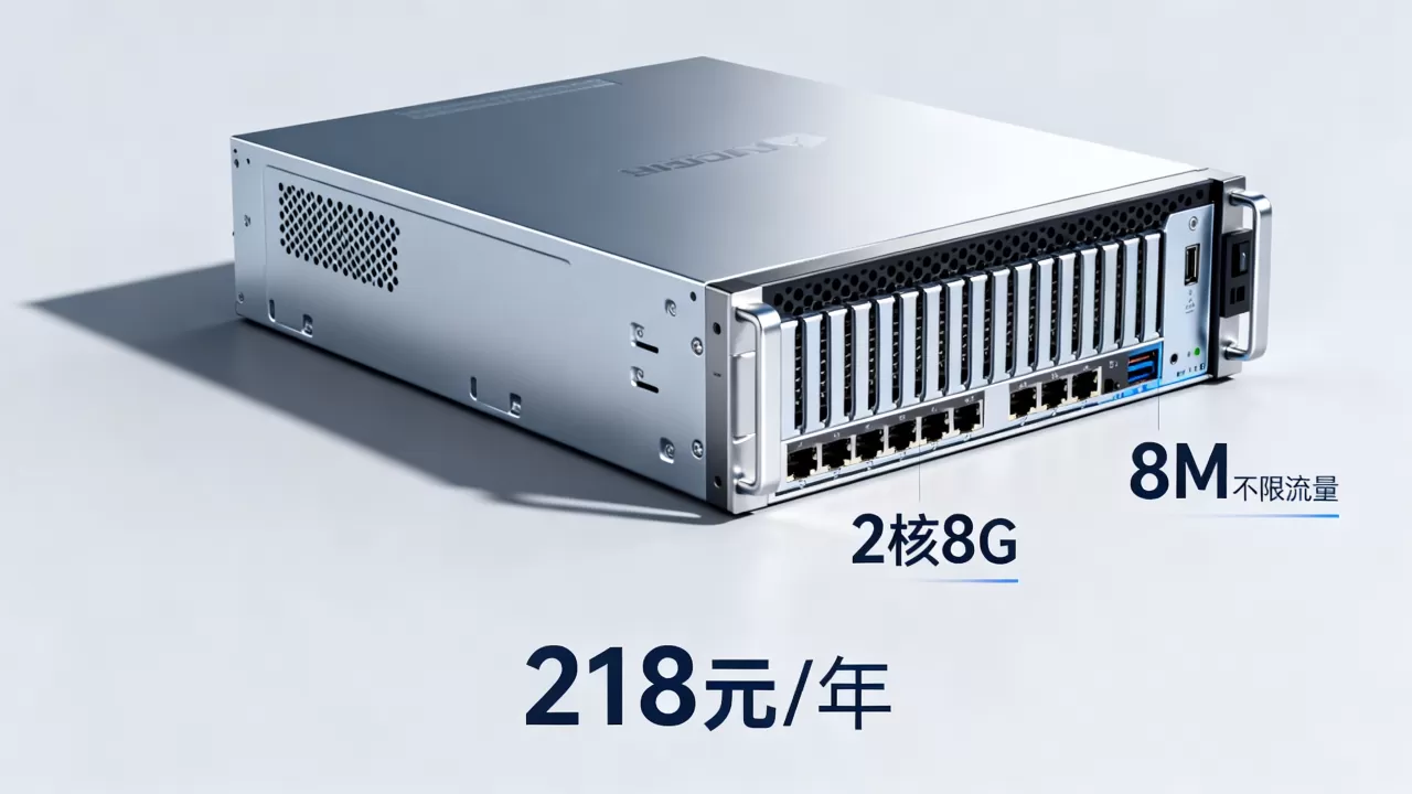 百度智能云2核8G服务器218元/年值得买吗，2核8G8M不限流量服务器推荐
