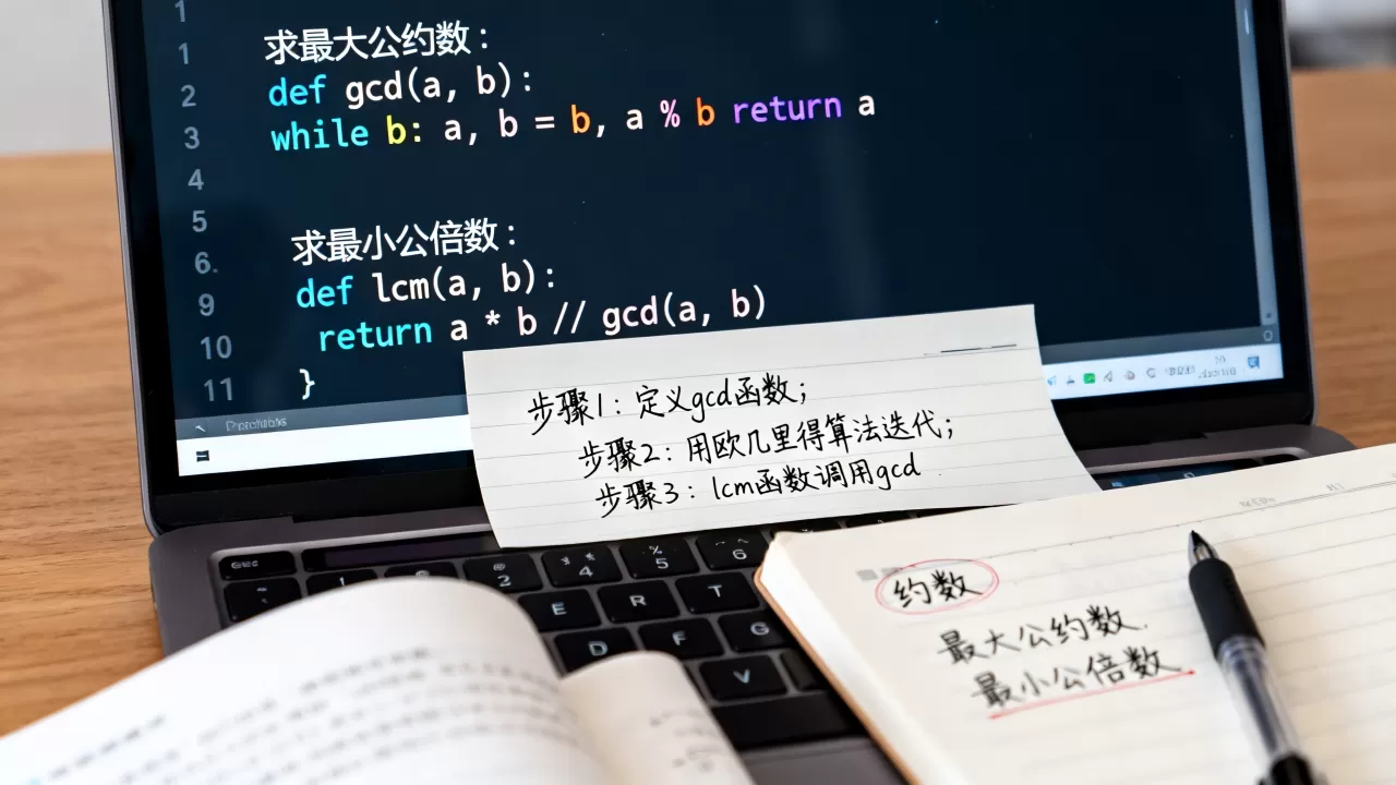 Python约数怎么求?python求最大公约数和最小公倍数 Python约数怎么求?python求最大公约数和最小公倍数