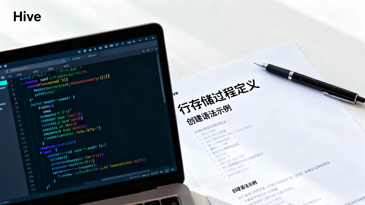 Hive行存储过程是什么？hive存储过程创建语法