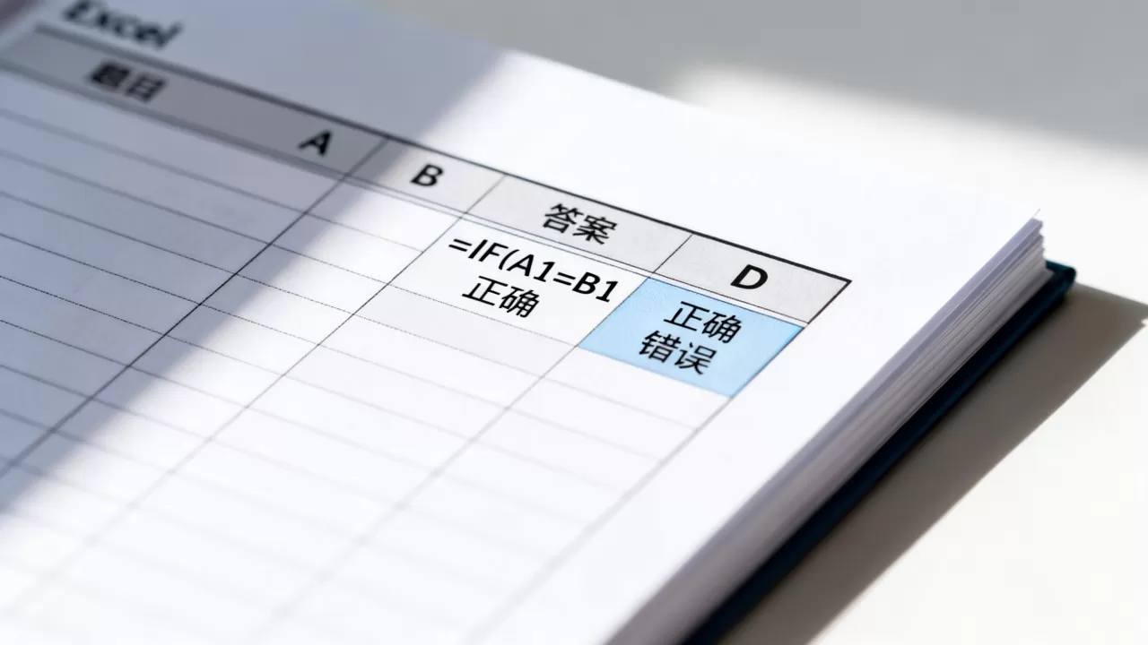 excel判断题怎么做?excel判断题公式怎么设置 excel判断题怎么做?excel判断题公式怎么设置