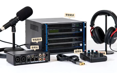 香港云服务器建音频站带宽够吗？音频站服务器带宽选择指南