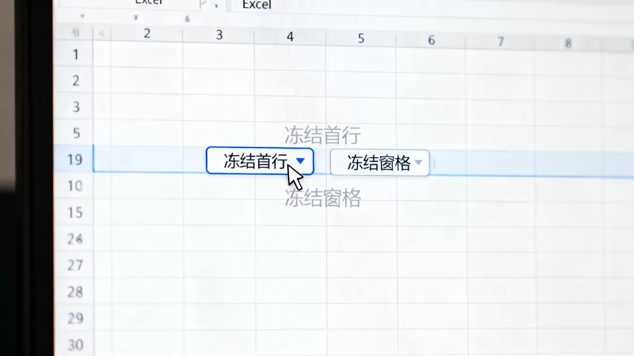 Excel怎么固定行?excel冻结首行和冻结窗格的区别 Excel怎么固定行?excel冻结首行和冻结窗格的区别