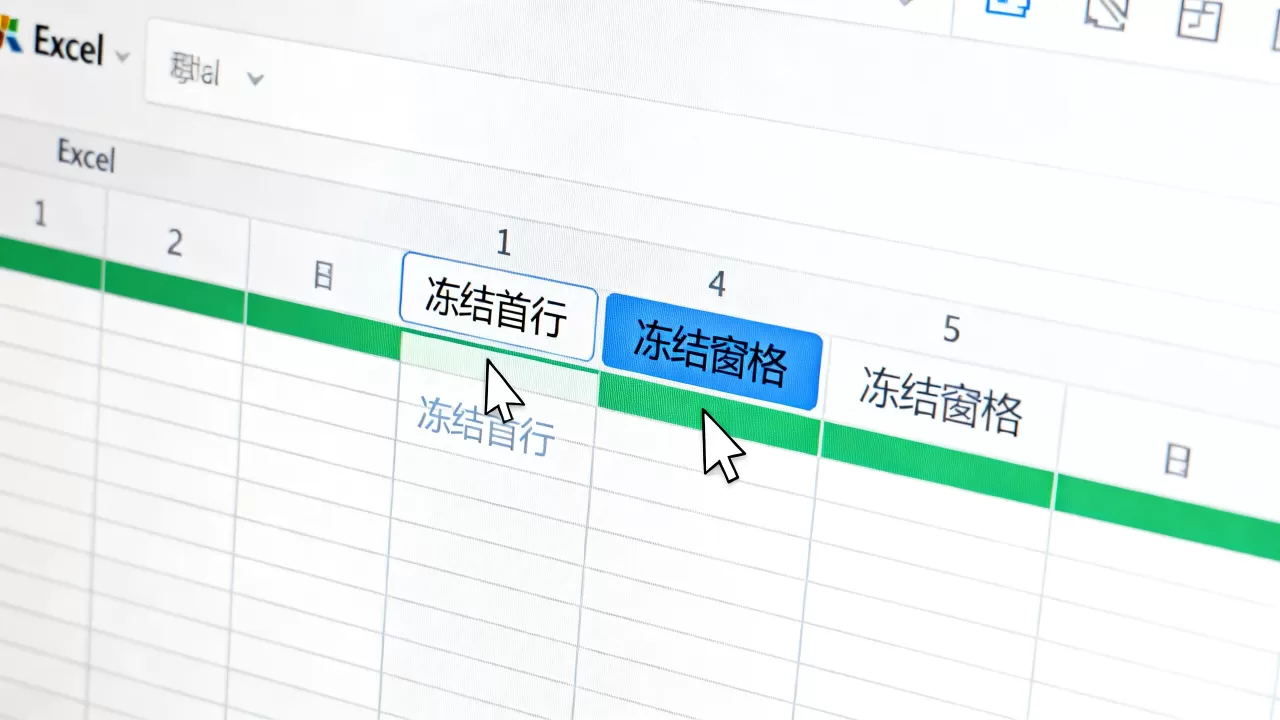Excel怎么固定行?excel冻结首行和冻结窗格的区别 Excel怎么固定行?excel冻结首行和冻结窗格的区别