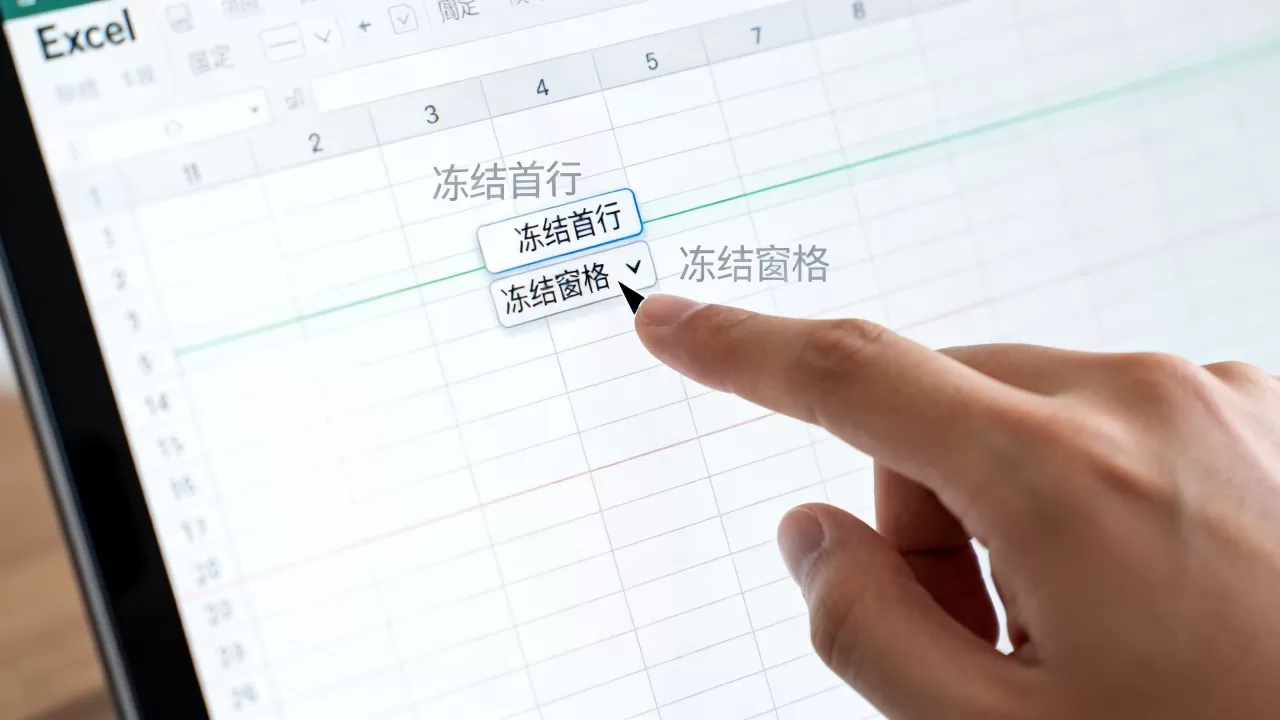 Excel怎么固定行?excel冻结首行和冻结窗格的区别 Excel怎么固定行?excel冻结首行和冻结窗格的区别
