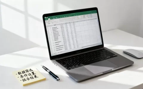 excel表数据组合怎么弄？excel表格数据多条件组合方法