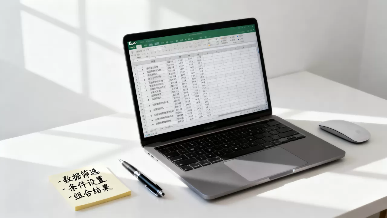 excel表数据组合怎么弄？excel表格数据多条件组合方法