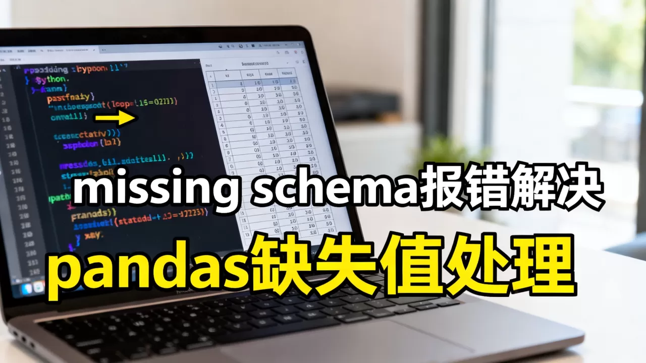 python missing schema报错如何解决？pandas缺失值处理技巧