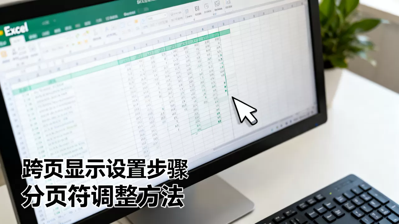 Excel跨页显示怎么设置?表格分页符怎么调整 Excel跨页显示怎么设置?表格分页符怎么调整
