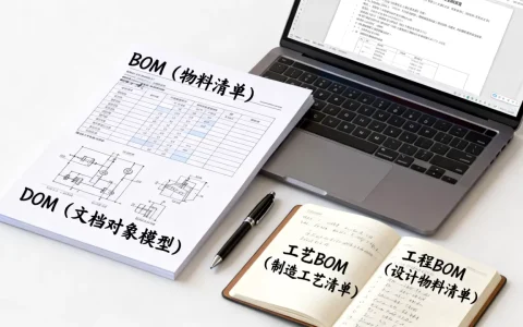 BOM和DOM有什么区别？工艺BOM和工程BOM的区别