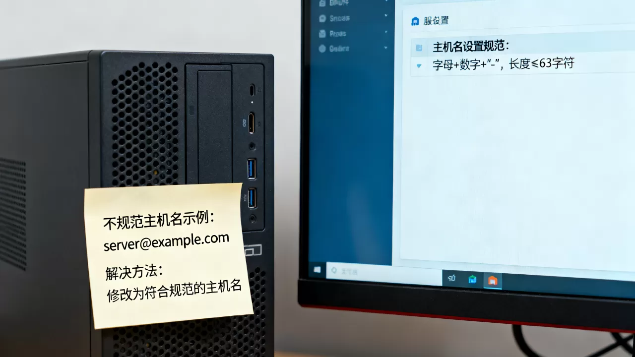 邮件服务器主机名不规范怎么办？邮件服务器主机名设置规范