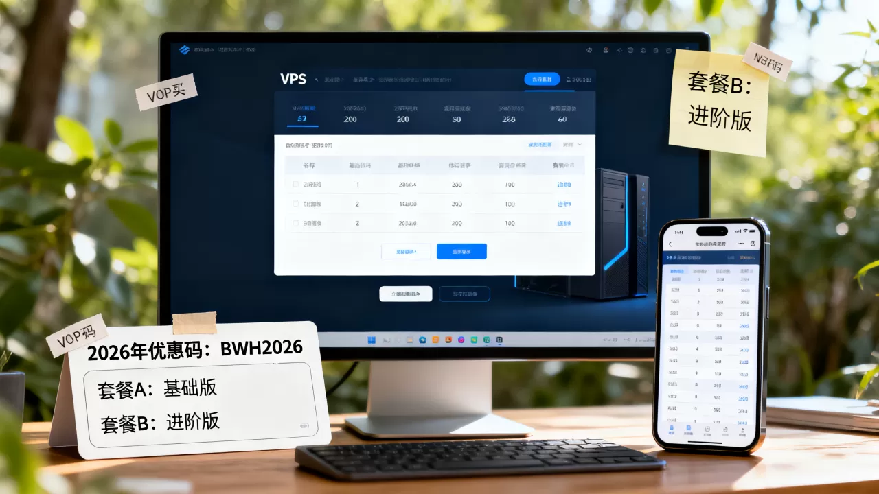 搬瓦工VPS怎么买?2026年最新优惠码及套餐选择指南 搬瓦工VPS怎么买?2026年最新优惠码及套餐选择指南