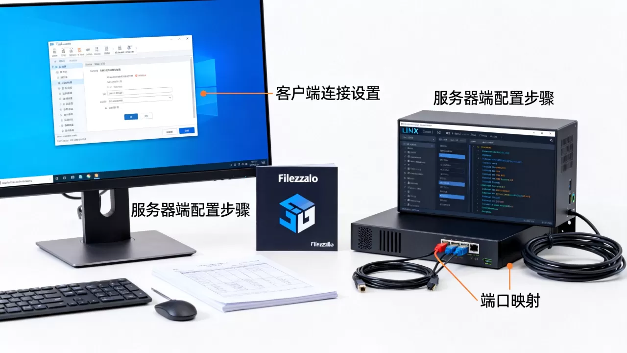 Filezilla客户端和服务器端区别在哪？Filezilla服务器端搭建教程