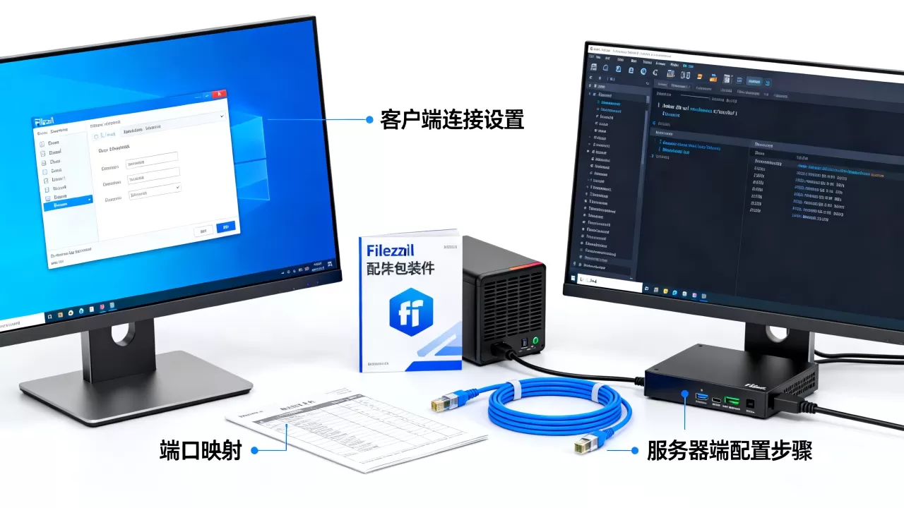 Filezilla客户端和服务器端区别在哪？Filezilla服务器端搭建教程