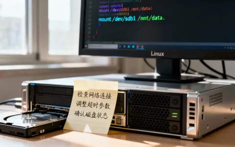 linux mount 超时怎么办？linux 挂载磁盘超时怎么解决