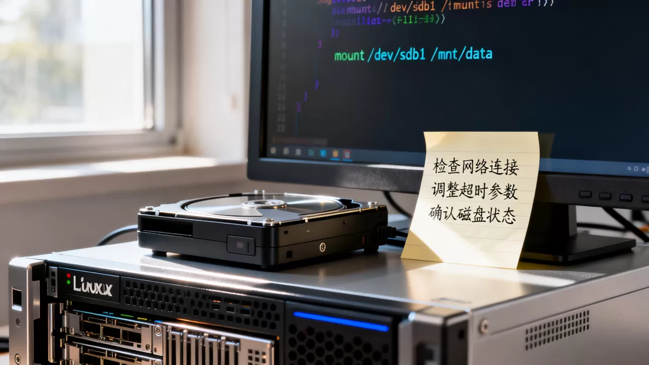linux mount 超时怎么办?linux 挂载磁盘超时怎么解决 linux mount 超时怎么办?linux 挂载磁盘超时怎么解决