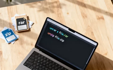 linux下rar和zip怎么解压？linux解压rar和zip文件命令
