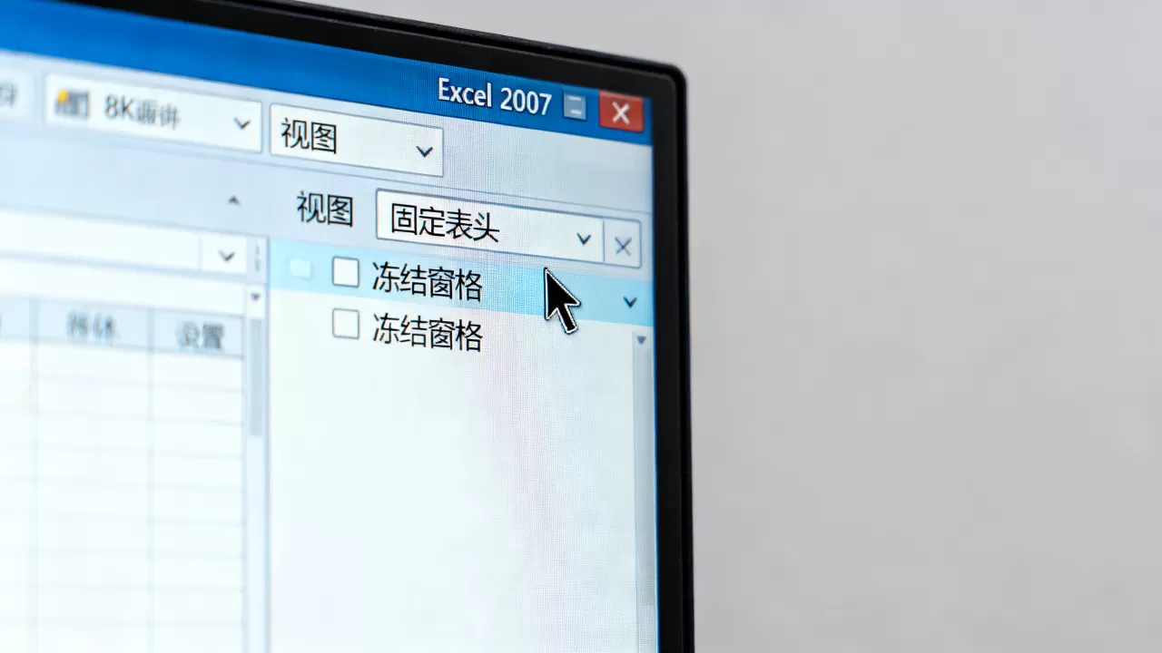 Excel 2007 固定表头怎么设置?excel固定表头冻结窗口 Excel 2007 固定表头怎么设置?excel固定表头冻结窗口