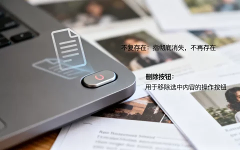 不复存在是什么意思？删除按钮的作用