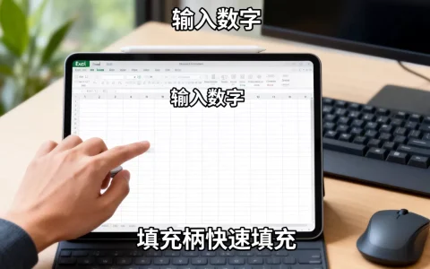 Excel表格填数字怎么操作？excel表格快速输入数字技巧