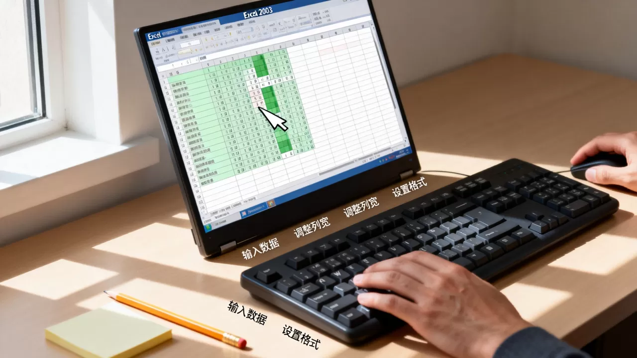 Excel 2003教程怎么用?Excel表格基础操作 Excel 2003教程怎么用?Excel表格基础操作