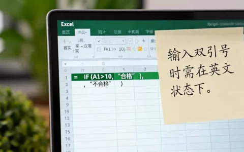 Excel公式中双引号怎么用？Excel公式双引号怎么输入