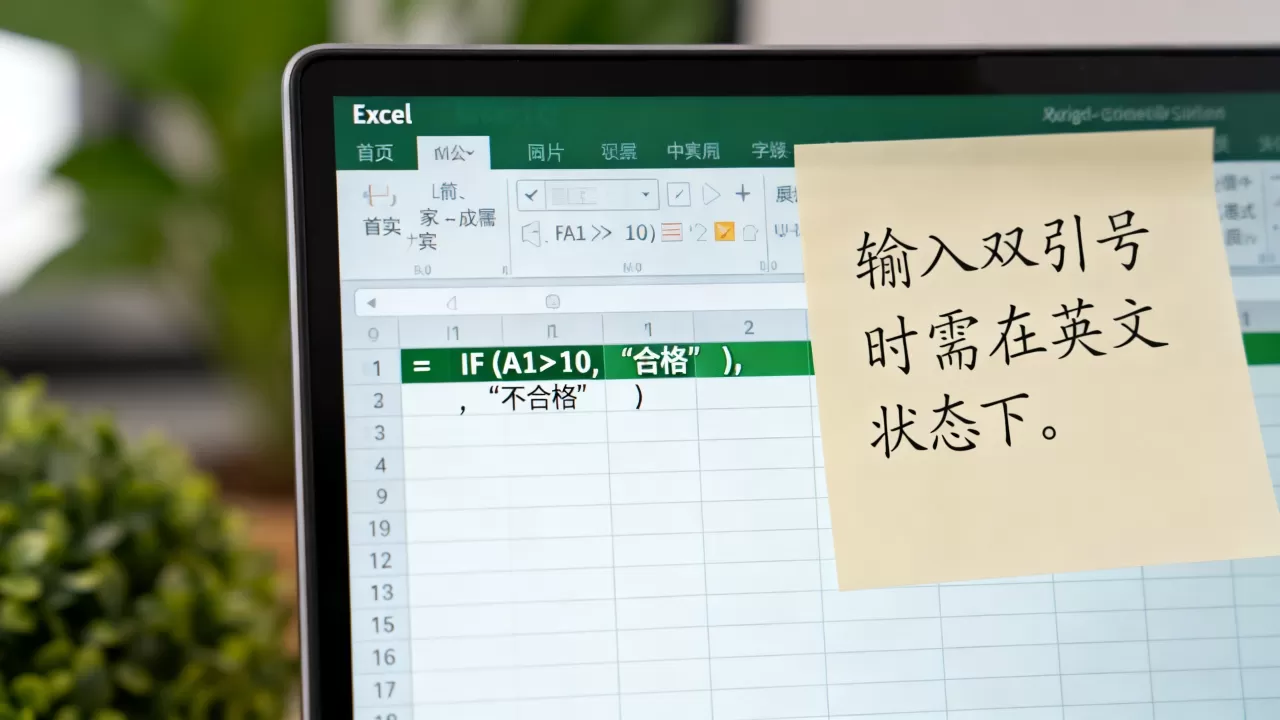 Excel公式中双引号怎么用?Excel公式双引号怎么输入 Excel公式中双引号怎么用?Excel公式双引号怎么输入