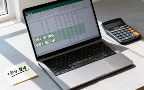 Excel占比怎么算？Excel计算占比的具体公式