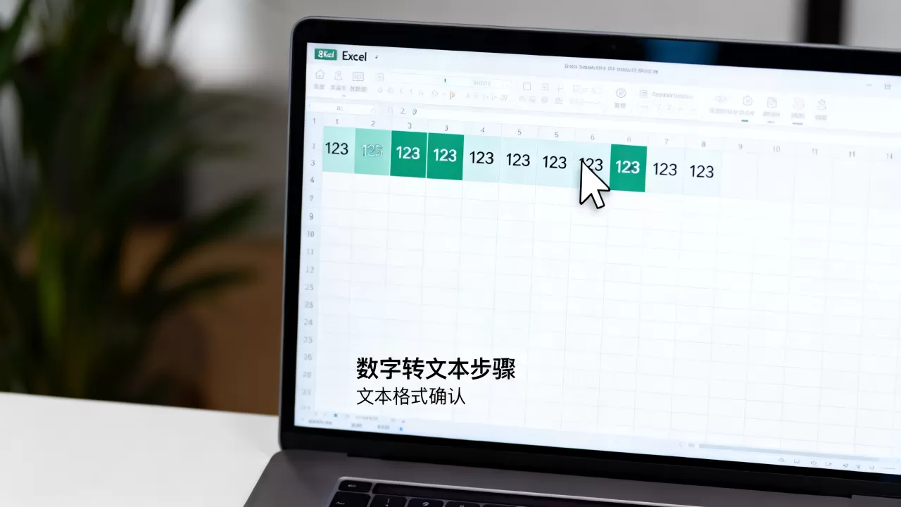 Excel中数字变文本怎么解决？Excel是否为文本