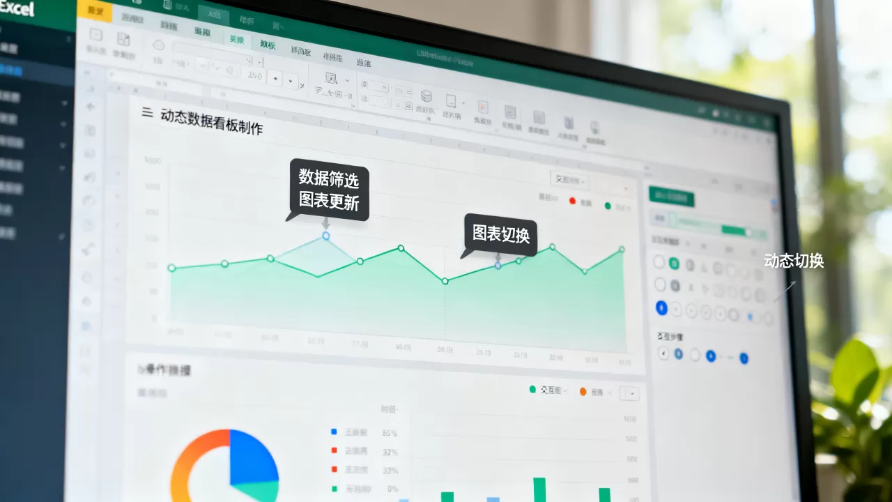 交互式Excel怎么做？如何制作动态数据看板