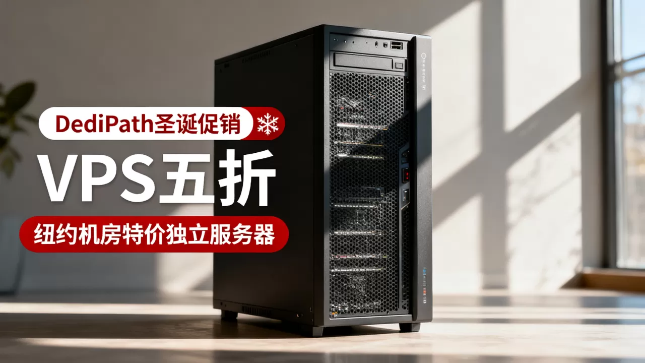 DediPath圣诞促销VPS五折是真的吗？纽约机房特价独立服务器推荐