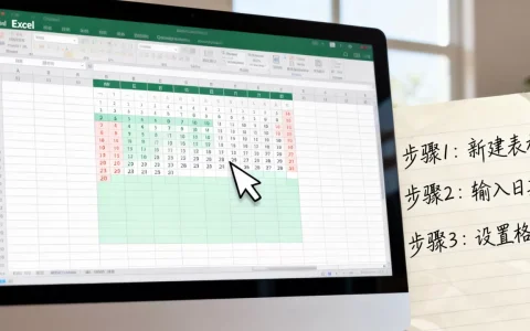 Excel如何生成日历？excel制作日历表格模板